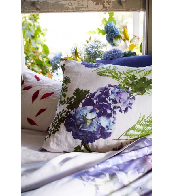 Hydrangea Blue Duvet Cover Queen or King Davies & Son